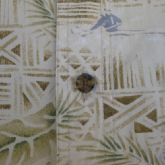 WOOLRICH MEN'S CASUAL TROPICAL BUTTON-DOWN SHIRT - Picture 6 of 8